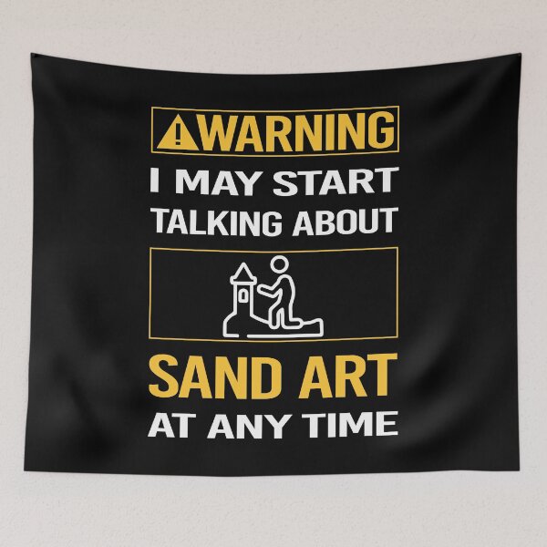 Item preview, Funny Warning Sand Art designed and sold by FulviaContreras.
