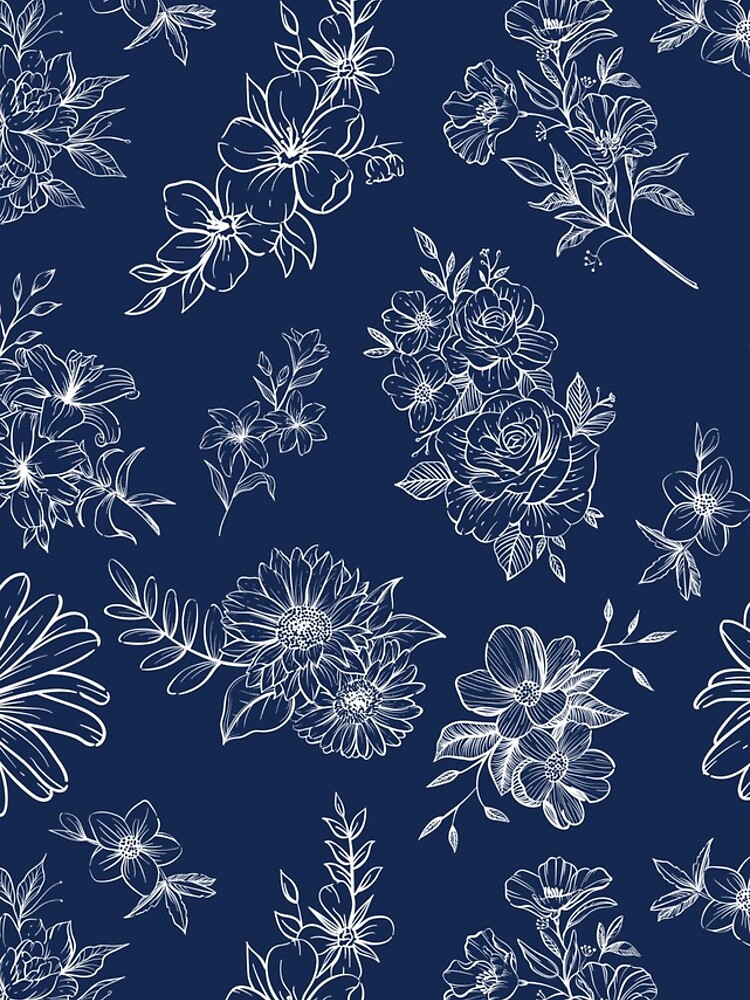 Thumbnail 5 of 5, iPhone Case, Floral Flower Pattern designed and sold by Patternsthetic.