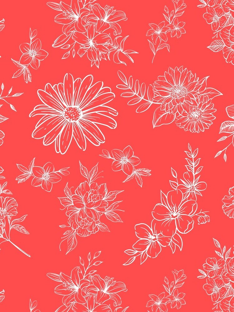 Thumbnail 5 of 5, iPhone Case, Floral Flower Pattern designed and sold by Patternsthetic.