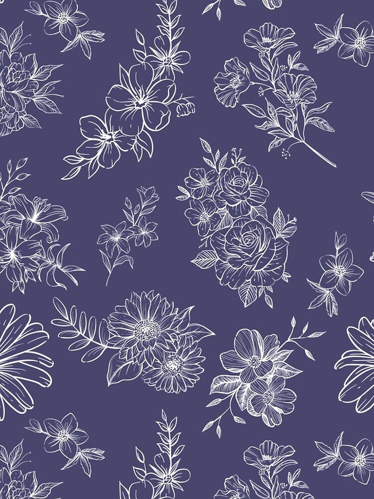 Thumbnail 5 of 5, iPhone Case, Floral Flower Pattern designed and sold by Patternsthetic.