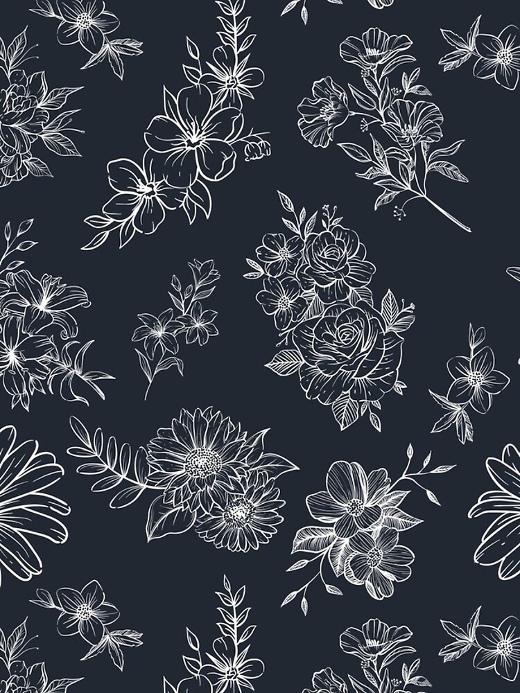 Thumbnail 4 of 4, iPhone Case, Floral Flower Pattern designed and sold by Patternsthetic.