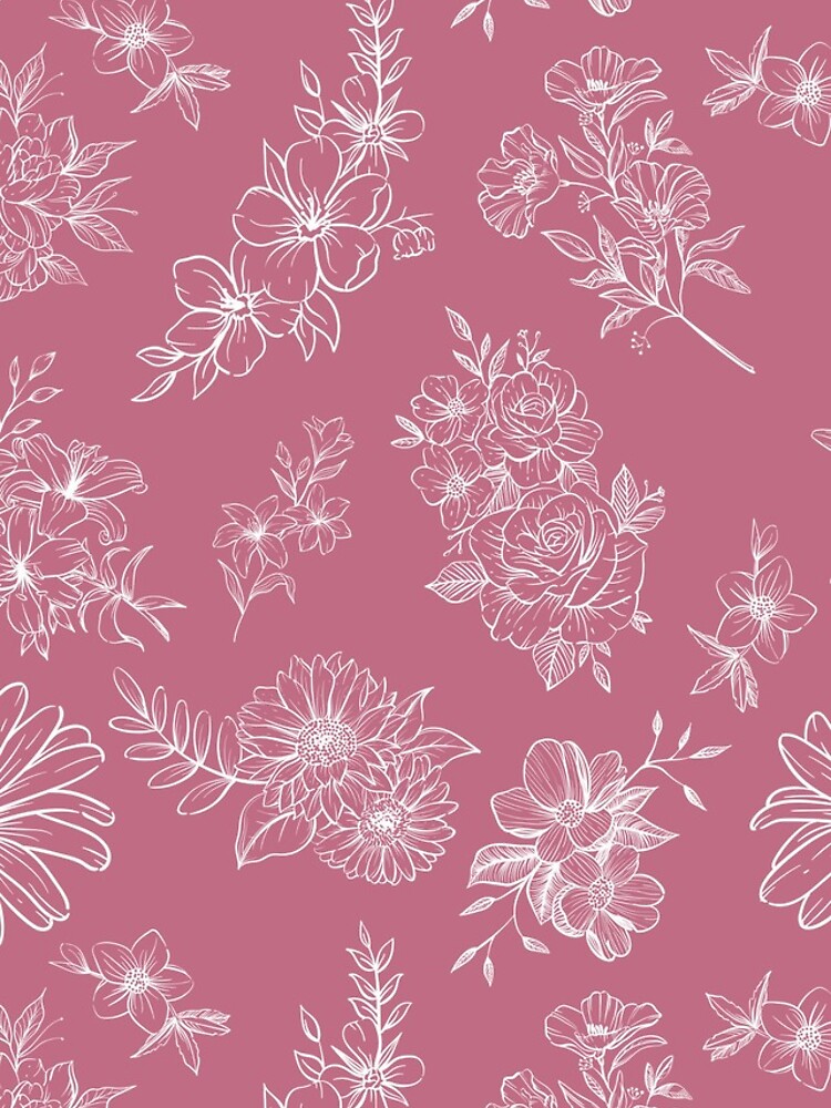Thumbnail 5 of 5, iPhone Case, Floral Flower Pattern designed and sold by Patternsthetic.