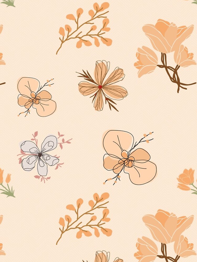 Thumbnail 5 of 5, iPhone Case, Floral Flower Pattern designed and sold by Patternsthetic.