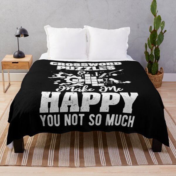 Item preview, Crossword Puzzles Make Me Happy, Crossword Puzzle Day designed and sold by Shirtflyer.