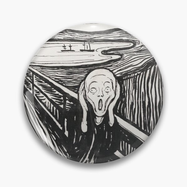 Item preview, The Scream by Edvard Munch designed and sold by UnicornFlamingo.