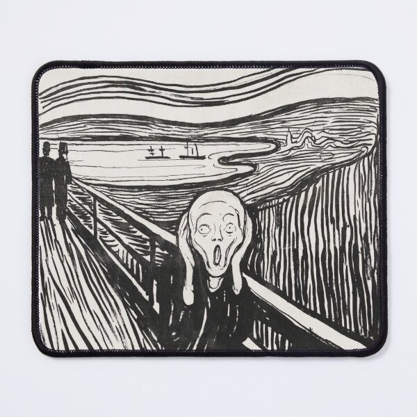 Item preview, The Scream by Edvard Munch designed and sold by UnicornFlamingo.