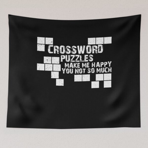 Item preview, Crossword Puzzles Make Me Happy, Crossword Puzzle Day designed and sold by Shirtflyer.