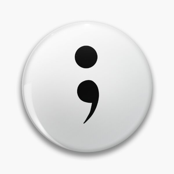 Item preview, Semicolon Mental Health Awareness designed and sold by sagecreates.