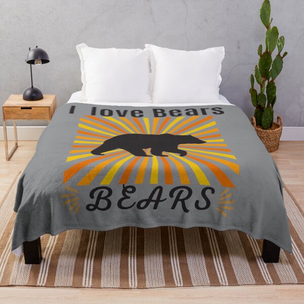 Item preview, I love bears- cute bear with sun rays designed and sold by BronikowskiART.