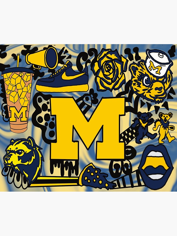 "u of m collage " Poster for Sale by AllyBrooke Redbubble