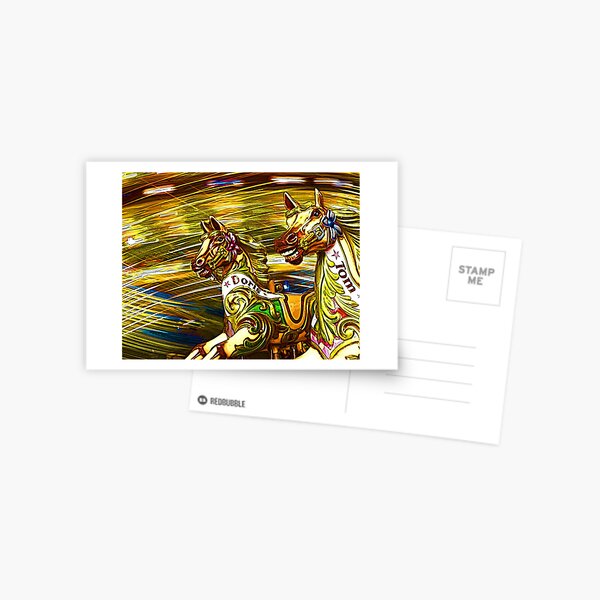Wilde Pferde Postkarte
