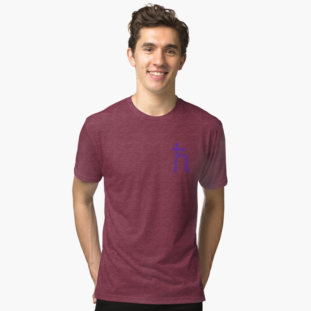 Vista previa del artículo con la obra «Camiseta de tejido mixto», diseñado y vendido por meatballhead.