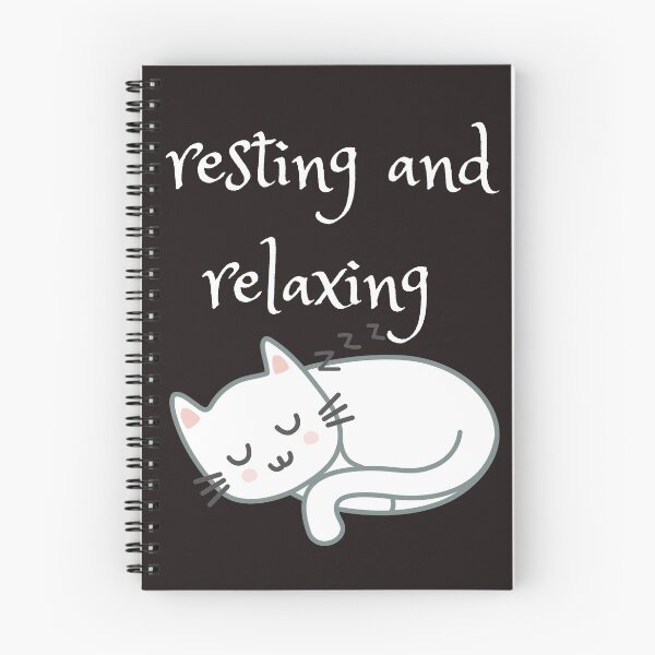 Item preview, resting and relaxing cat  designed and sold by ghadirjo.