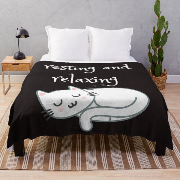 Item preview, resting and relaxing cat  designed and sold by ghadirjo.