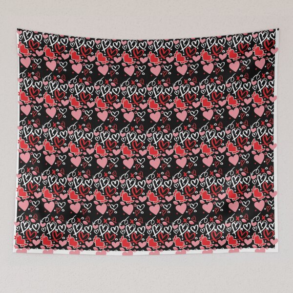 Item preview, Valentines Day Seamless Digital Pattern,Heart Valentines Day Pattern, Valentine's Day Seamless, flower Digital designed and sold by ZarevioDesign.