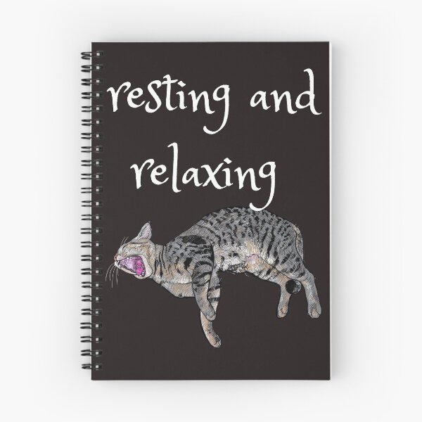 Item preview,  resting and relaxing cat  designed and sold by ghadirjo.