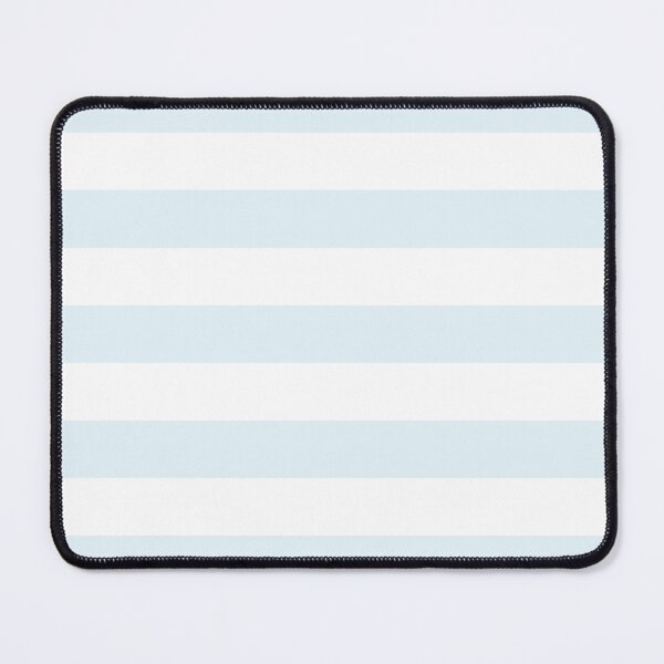 Aperçu de l'œuvre RAYURES horizontales moyennes BLEU PALE et BLANCHES créée et vendue par RachelMacht.