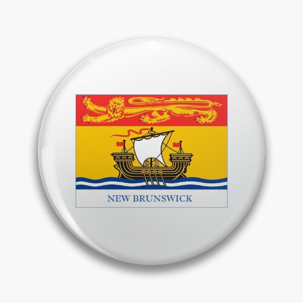 Item preview, Flag of New Brunswick with name - New Brunswick designed and sold by No.1 Canada Designs.