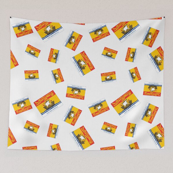 Item preview, Flag of New Brunswick with name - New Brunswick designed and sold by No.1 Canada Designs.