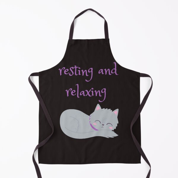 Item preview, resting and relaxing cat designed and sold by ghadirjo.