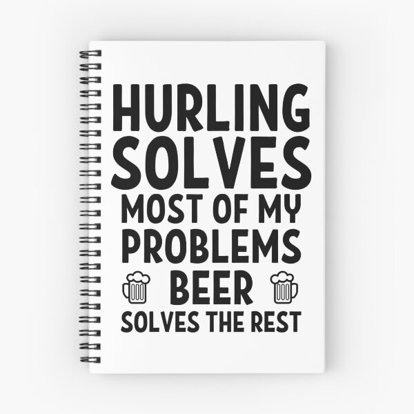 Item preview, Hurling solves most of my problems. Beer solves the rest. designed and sold by TheGreenGoat.