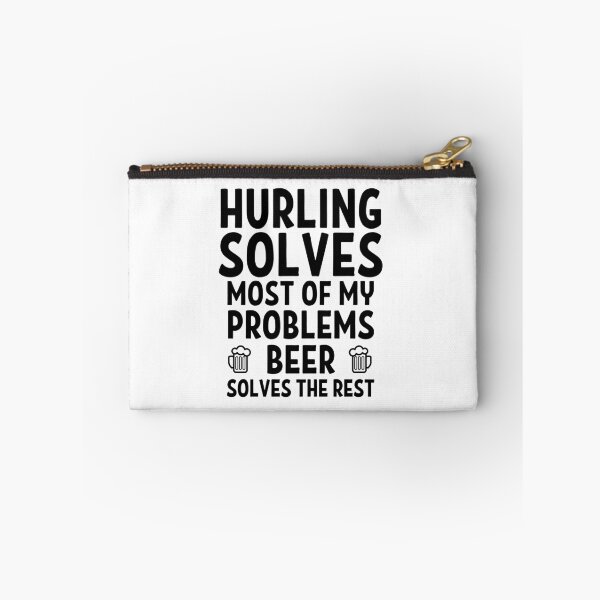 Item preview, Hurling solves most of my problems. Beer solves the rest. designed and sold by TheGreenGoat.