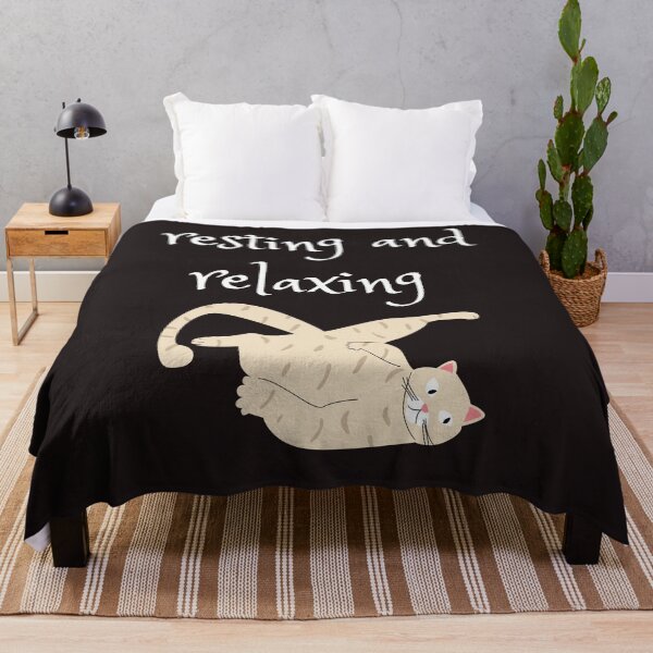 Item preview,  resting and relaxing cat  designed and sold by ghadirjo.