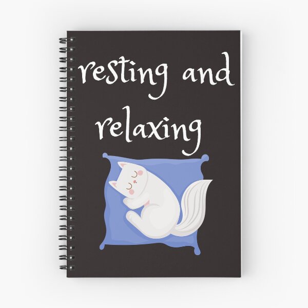 Item preview,  resting and relaxing cat  designed and sold by ghadirjo.