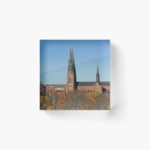 Item preview, Uppsala Cathedral, autumn colors designed and sold by BnW-Vision.