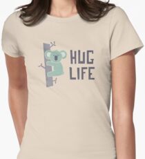 Camiseta entallada para mujer Abraza la vida