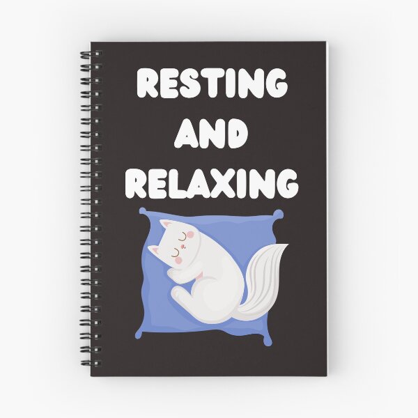 Item preview, resting and relaxing cat  designed and sold by ghadirjo.