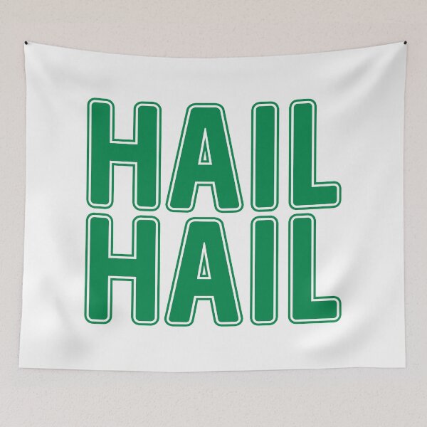 Item preview, Hail Hail, Glasgow Celtic Football Club Green and WhiteText Design designed and sold by MacPean.