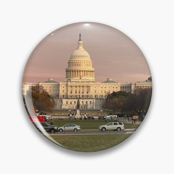 Item preview, US Capital Building At Sunset designed and sold by OneCraftyFellow.