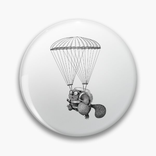 Item preview, Parachuting Beaver #1 designed and sold by Crooked & Beautiful .