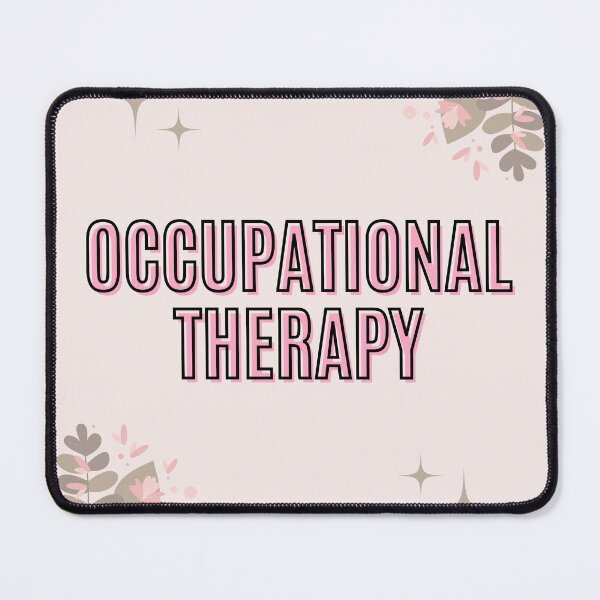 Item preview, Occupational Therapy Offset Pink designed and sold by Cardinal Designs.