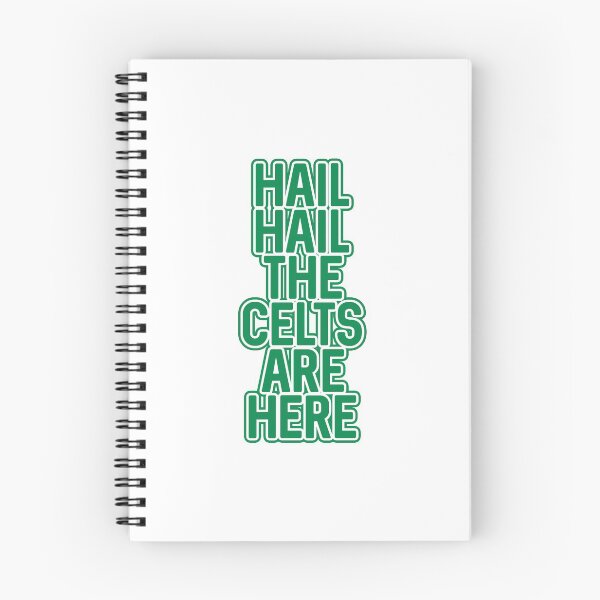 Item preview, Hail Hail The Celts Are Here, Glasgow Celtic Football Club Green and White Text Design designed and sold by MacPean.
