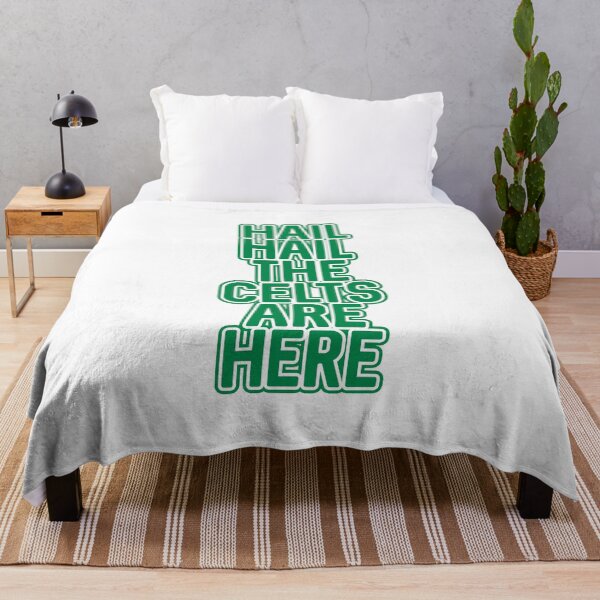 Item preview, Hail Hail The Celts Are Here, Glasgow Celtic Football Club Green and White Text Design designed and sold by MacPean.