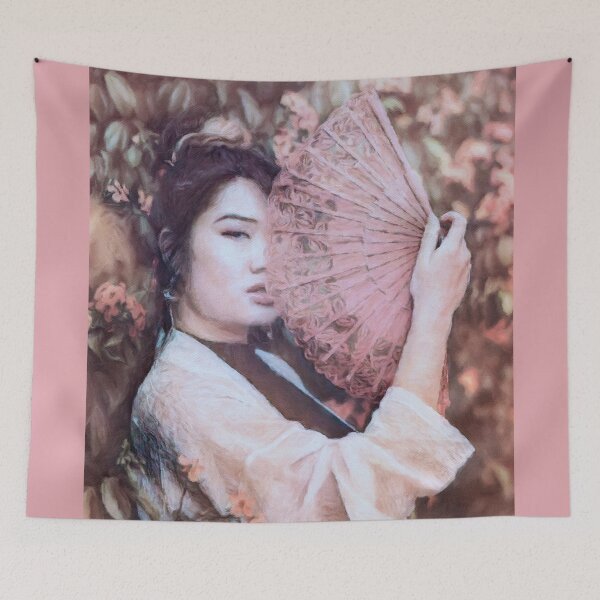 Item preview, Peeking Through a Lace Fan designed and sold by Susan Maxwell Schmidt.
