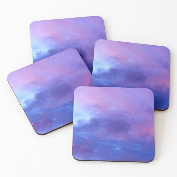 Item preview, Warm Purple and pink sunset sky clouds designed and sold by Monika Howarth.