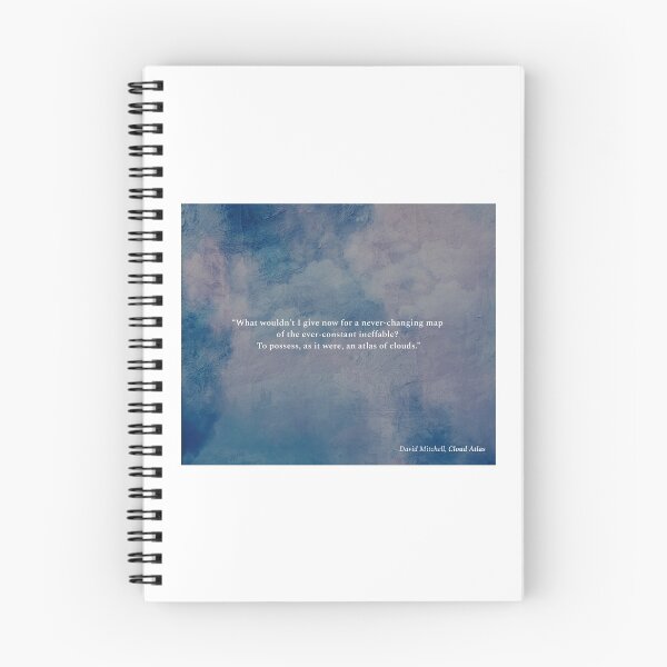 Item preview, Cloud Atlas Quote - atlas of clouds designed and sold by AtlasOfStories.