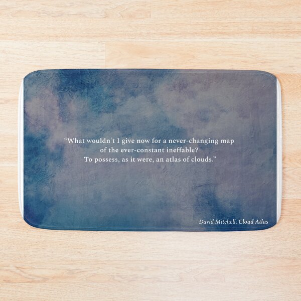 Item preview, Cloud Atlas Quote - atlas of clouds designed and sold by AtlasOfStories.