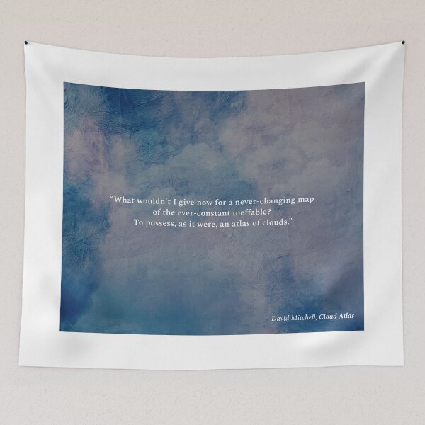 Item preview, Cloud Atlas Quote - atlas of clouds designed and sold by AtlasOfStories.