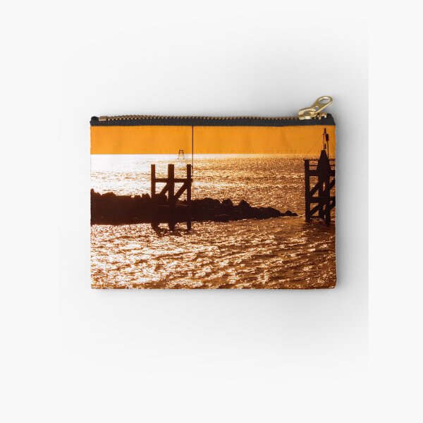 Item preview, Vibrant sunset on the sea in beautiful Silloth, North England, UK designed and sold by chiaravisuals.
