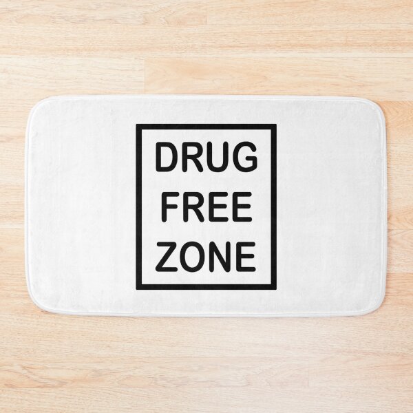 Artikelvorschau, Drug Free Zone (schwarze Schrift mit transparentem Hintergrund) entworfen und verkauft von matamuaart.