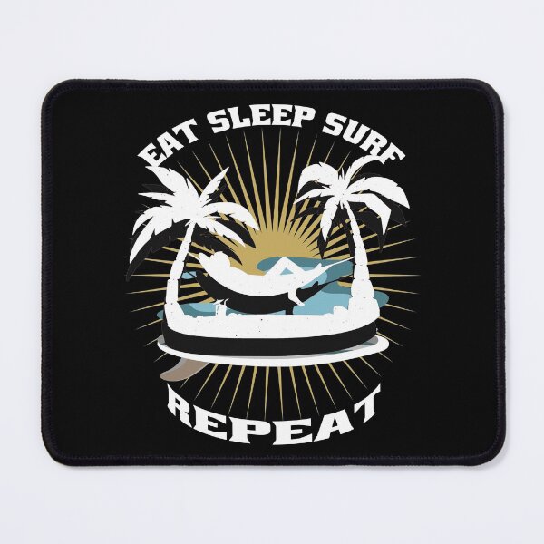 Item preview, Eat Sleep Surf Repeat-Funny Surfing Apparel Gifts Wave Lovers designed and sold by DeeSignTShirts.