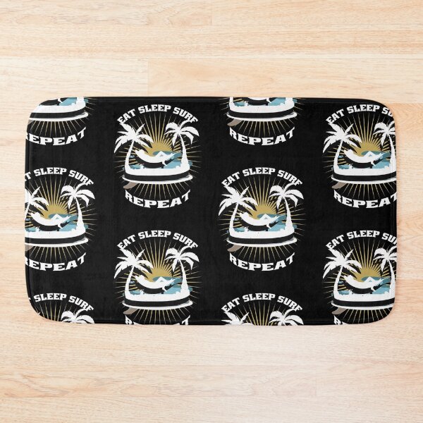 Item preview, Eat Sleep Surf Repeat-Funny Surfing Apparel Gifts Wave Lovers designed and sold by DeeSignTShirts.