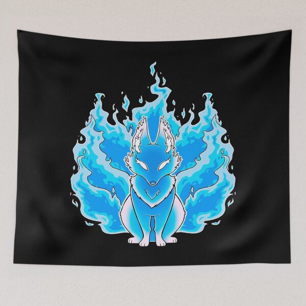 Item preview, Fire Fox - Blue Flame designed and sold by MillyD13.