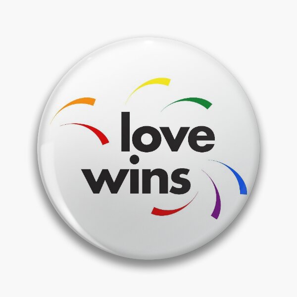Item preview, Colorful, modern, playful graphic design of Love Wins  designed and sold by theendup.
