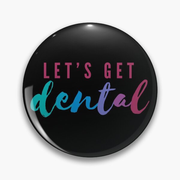 Item preview, Let's Get Dental | Funny Dentistry Pun designed and sold by Cardinal Designs.
