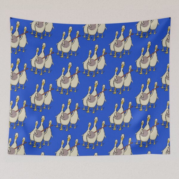 Item preview, Cute ducks with banjo designed and sold by iancoppack.